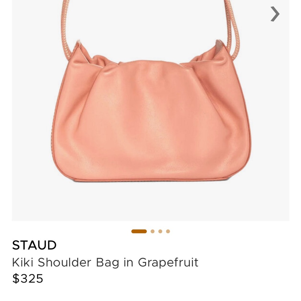 Staud Kiki bag in grapefruit